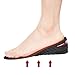 ROSENICE Plantillas Elevadora Aumenta Altura Plantillas Alzas De Zapato 6CM (Negro)