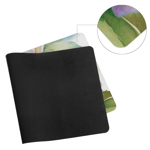 Desk Pad Protector 24x12 Inch Extended Hydrangea Watercolor miniatura 7