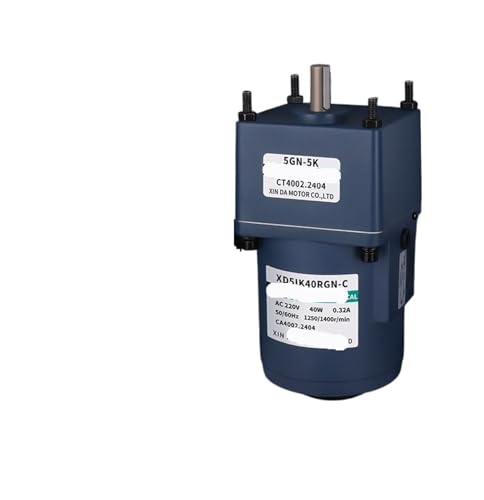 Moteur réducteur à engrenages 220V 40W avec rotation stable 300 rpm