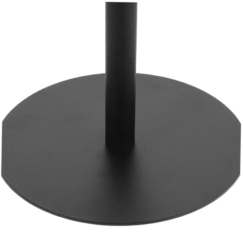Toallero de hierro vertical negro de gran capacidad y resistente oxidación 5