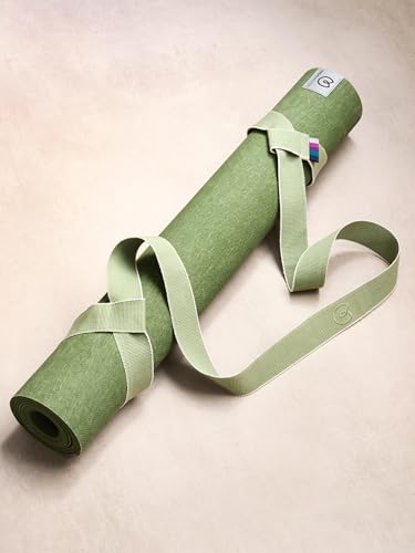 Yogamatters Organic Cotton Yoga Mat Strap | Adjustable Loops | Mat Carrier & Yoga Belt in One - Image 3