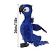 Rio Blu&Jewel Plush Collectible Figurine – 11.8 Inch Soft Cartoon Blue Macaw Plushie Sculpture for Adult Collectors, Desk Decor & Gift (Jewel)