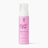 V&Co. Curly Pop Curl Defining Mousse – Curl Mousse for Curly Hair, Anti Frizz & Moisturizing Hair Care with Peptides & Jojoba Oil, 6 oz