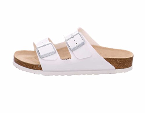 Birkenstock Unisex Arizona White Sandals - 45 M Eu #TOP3