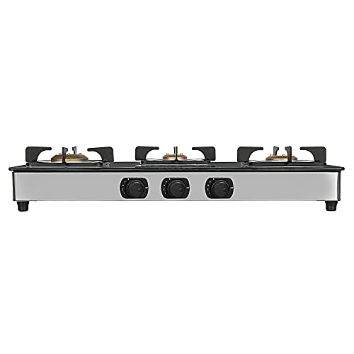 Faber Gas Stove 3 Burner Glass Cooktop (Cooktop Supreme Plus C 3BB) Manual Ignition, Black - Image 7