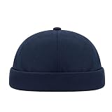 Beanie Cap Retro Sailor Hat Schöne Angeln Herren Frauen Street Hip Hop Hüte Melone Haut Hut Runde Kappe, marineblau, 6