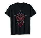 Disney Kingdom Hearts Mixed Crossed Key Dual Tone Logo T-Shirt