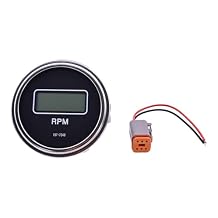 Digital RPM Tachometer 197-7348 1977348 CA1977348 Compatible with Caterpillar Cat 3114 3116 3126 3126B 3176B 3176C 3196 3208 3304 3304B 3306 3306B 3406 3406B 3406C 3406E