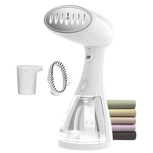 Image of Small Handheld Steamer Iron for Clothes - 1350W Portable Clothes Steamer, Removes Wrinkle with Heat-Resistant & Strong Steam for Different Fabrics, Suit for Home /Office /Travel