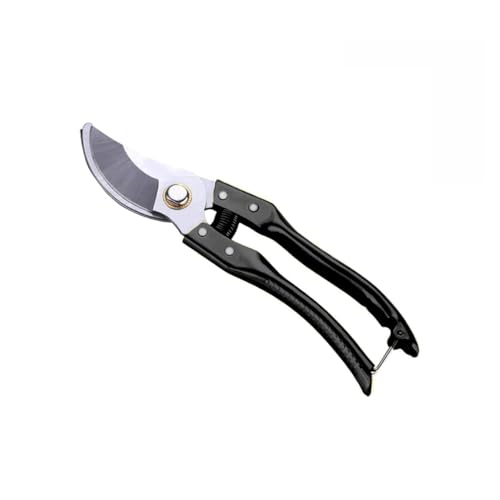 Cinagro Bypass Pruner 8” Carbon Steel Blade, Rust Resistant Metal Handle, Ergonomic Grip, Safety Lock, Anti-Return Spring, Cuts Up to 1" Branches, Garden Scissors (20.3 x 5 x 19 cm, Assorted)