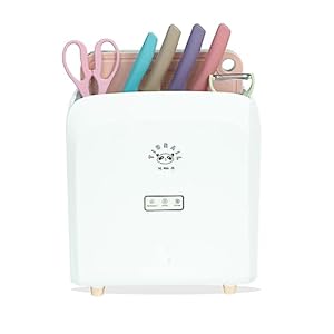 Automatic Cutting Board and Knife Set with Stand, Knife Block Holder, 6 Knife Smart Cleaning Cutting Board with 2 Color Chopping Boards, Smart Appliances gadgets for home kitchen, Portable and Clean