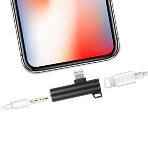 Image of Conversion Plug 3.5mm Adapter to Headphone Charge 2 in 1 Adapter (Black)