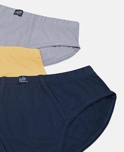 Image of Jockey 3035 Boys Super Combed Cotton Solid Brief with Ultrasoft Waistband (Pack of 3, Colors & Prints May Vary)