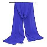 chal azul klein Te hace más glamurosa: en bodas, fiestas y otras ocasiones, llevar este encantador chal seguro que adorna tu atuendo.