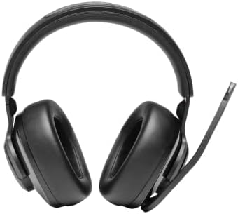 JBL Quantum 400 Wired Over-Ear Gaming Headset with Microphone and RGB, Multi-Platform Compatible, in Black