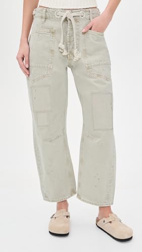 Image of Free People Moxie Low Slung Pull-On Barrel