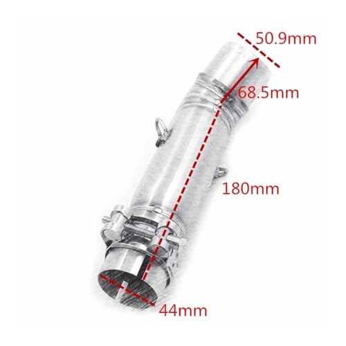 Silencieux d'échappement de moto à enfiler 51mm réduction de poids pour Hornet - 6