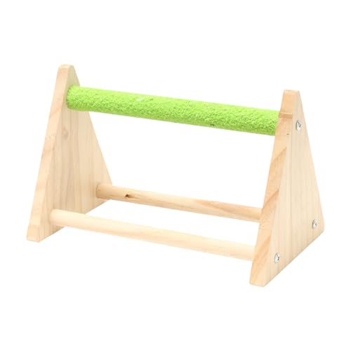JIEBWCHA Perca DE Avie, Perca DE Parrot - Centro de Juego de Actividad de Madera de pájaros | Centro de Actividades de Juego de Loros para Mascotas pequeñas para Periquito Canario de Cockatiel Finch