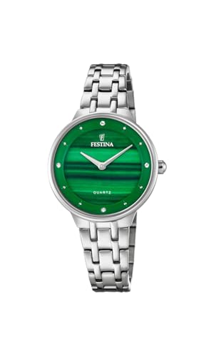 Montre Femme Festina F20600/B en acier étanche fini les rayures sur votre cadran