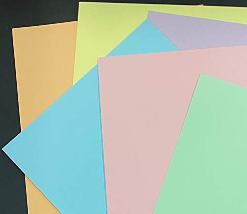 DJP Pastel Card Pack A4 160gsm Mixed Pastel 60 Sheets 6 Shades for Printer Photocopier Coloured Sheets, Apricot - Image 3