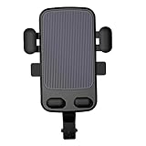 Luxshiny 1 Stück Fahrrad Handyhalterung Drehbare Smartphone Halterung für Lenkstangen Geeignet für Handys mit Sicherem Mechanischen Verriegelungsdesign Langlebig aus PC und Silikon für