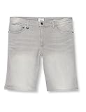 camel active Herren Shorts Denim 5-pocket Shorts Regular Fit Houston, Grau (Cloudy Grey), 44W