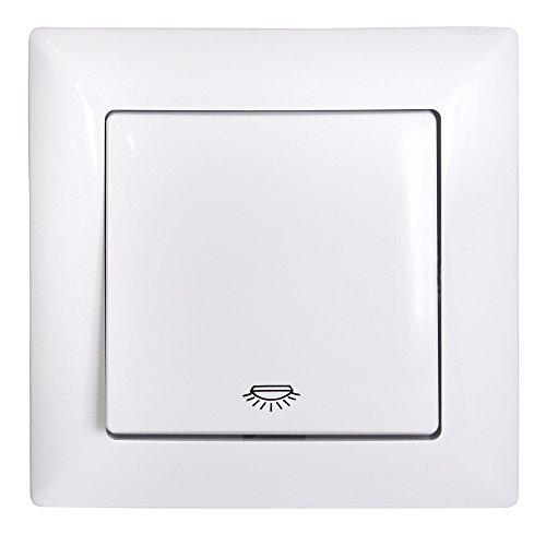 Gunsan Visage Taster Licht Unterputz Weiss Cover