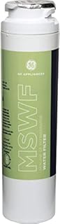 GE MSWF Refrigerator Water Filter | Certified to Reduce Lead, Sulfur, and 50+ Other Impurities | Replace Every 6 Months for Best Results | Pack of 1