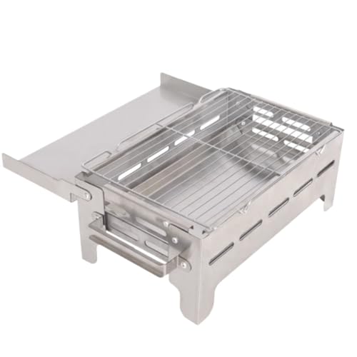 Parrilla portátil plegable para cocinar al aire libre, camping, nics, ligera y fácil de llevar, perfecta para barbacoas de jardín y fiestas en el patio trasero