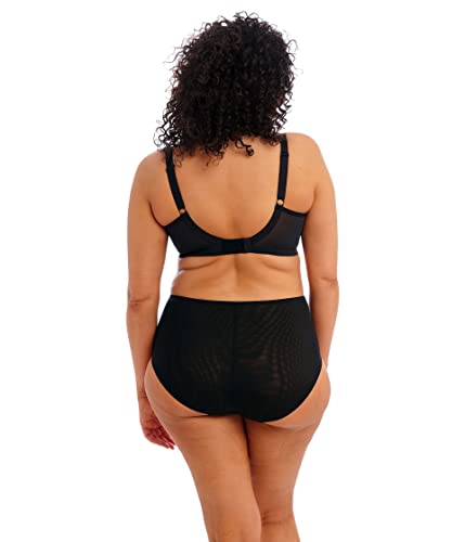 Slip Elomi Sachi culotte grande taille gainante microfibre noire - 2