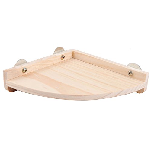 Wood Perch Platform Toy For Bird Parrot Parakeet Finch Canary Budgie Hamster Gerbil Rat Chinchilla Perch Cage #TOP5