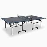 JOOLA Tavolo da Ping Pong Outdoor J200A Professionale, 6 mm, Superficie composita in Alluminio, Resistente alle intemperie, Pieghevole, Struttura Rapida, Colore: Grigio/Blu, 274 x 152,5 x 76 cm