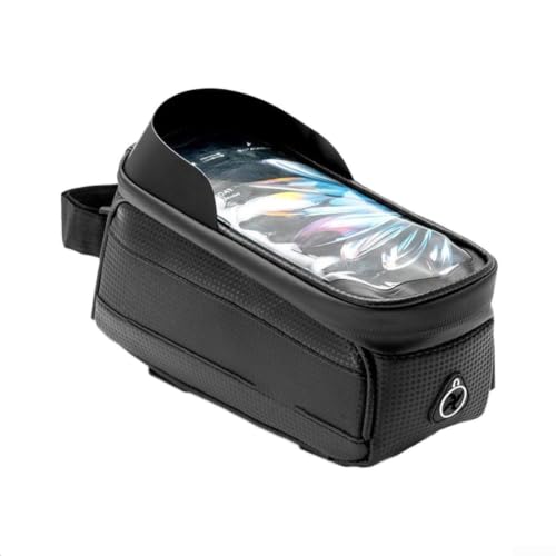 PVC Leather Bike Frame Bag 22cm Water Resistant