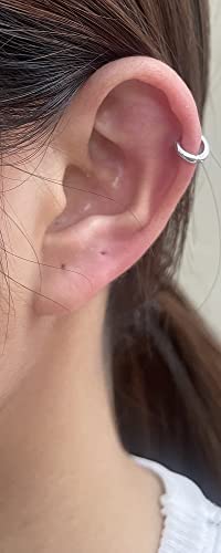 20g Tiny Small Hoop Cartilage Minimalist Earrings for Women Sensitive Ears 925 Sterling Silver 14K Gold Plated Sleeper Tragus Hinged Huggie Hoops Hypoallergenic Upper Ear Piercing Jewelry Gifts4