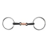 Los rodillos actúan como un chupete y ayudan a mantener la boca del caballo suave y húmeda.