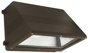 Hubbell Outdoor Lighting WGM150S 150-watt High Pressure Sodium Wallpack with Lamp, Full Cut-Off and Quad-Tap Ballast, Bronze