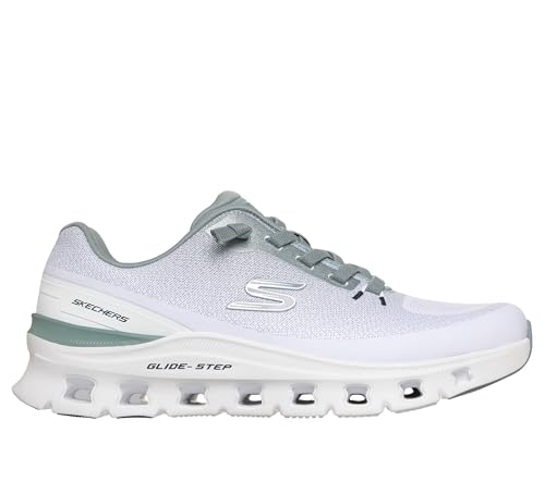 Skechers Glide-Step PRO WAVERRA Sneaker, Bianco/Azzurro, 44 - Immagine 3