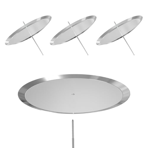 Adventskranz Kerzenhalter, 7.5cm Silber Adventskerzenhalter Metall...