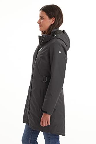 Killtec Damen Funktionsparka Mit Abzippbarer Kapuze Alisi, schwarz, 46, 32730-000