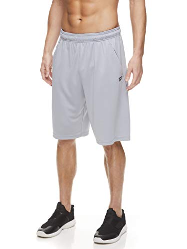 Short en mesh Reebok pour homme stretch et respirant avec ceinture élastique à cordon
