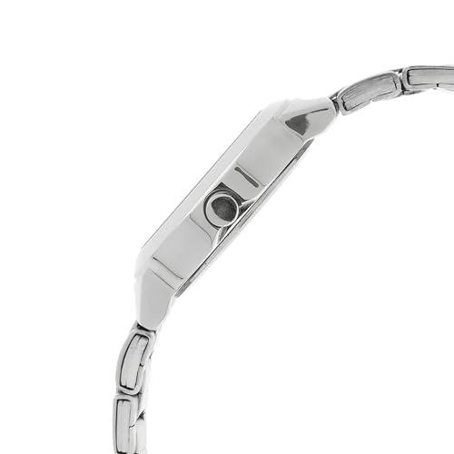 Fastrack Checkmate Quartz Analog Pink Dial Silver Stainless Steel Strap Watch for Girls - NS6150SM04