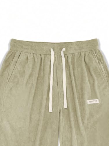 Image of ZAFUL Men's Corduroy Straight Leg Loose Fit Casual Pants
