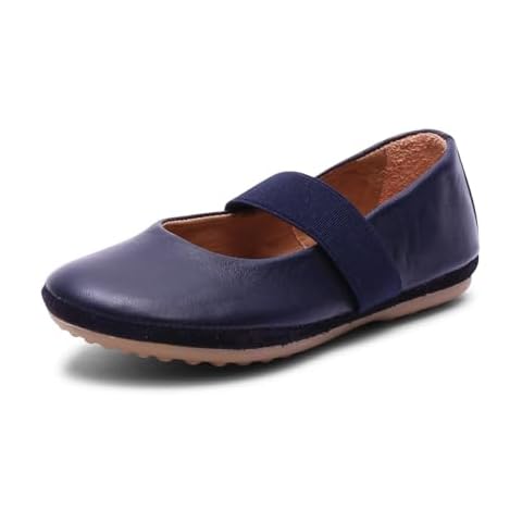 Bisgaard Girls' Navy Closed Ballet Flats Cover