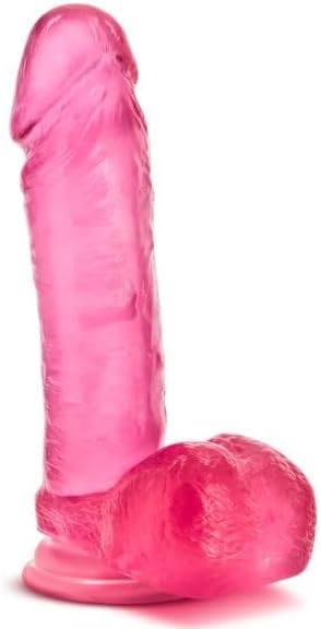 Miniatura 5 de Eden - Juguetes sexuales para adultos, consolador rosa realista de 8 pulgadas, consolador con ventosa para jugar con manos libres, pene principiante