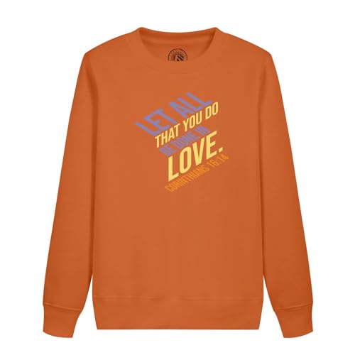 Sweat religieux enfant évangélique pull confortable pour l'école et le caté
