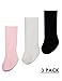 WEWINK PLUS Baby Toddler Girls Tights Knit Cotton Leggings Pants for Infant Girl Stockings 3 Packs