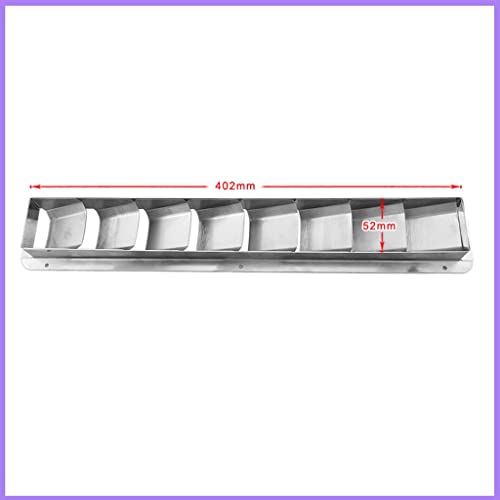 Rejilla de ventilación Marine Hardware Boat Air Louver Vent Grille de acero inoxidable para barcos y casas miniatura 6