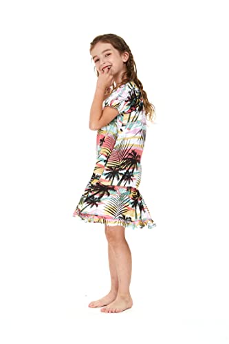 Image of Hawaii Hangover Family Matching Hawaiian Clothes, Neon Sunset Pink | Family Matching Hawaiian Clothes, Neon Sunset Pink, lightweight rayon, machine washable, tropical floral print, luaus