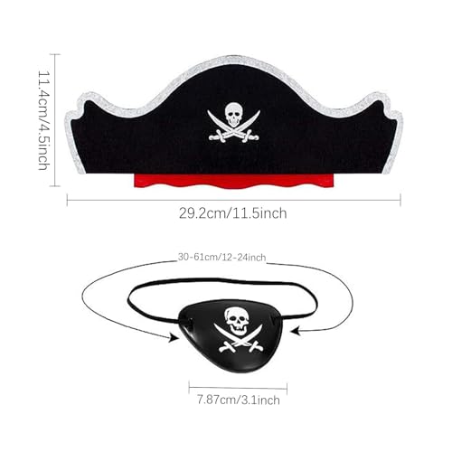 Kit cosplay pirate réglable anti-inconfort pour soirée Halloween réussie - 4