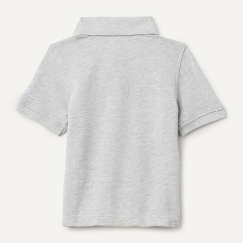 Image of Amazon Essentials Boys and Toddlers' School Uniform Short-Sleeve Pique Polo Shirts, Breathable Cotton, Button Closure